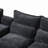 5-Piece Upholstered U-Shaped Sectional-1067949256