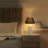  28'' Modern Ceramic Table Lamp with White Tapered Base and Natural Linen Shade, Ideal for Bedroom Nightstands, Living Room End Tables or Study Desks-1683260817
