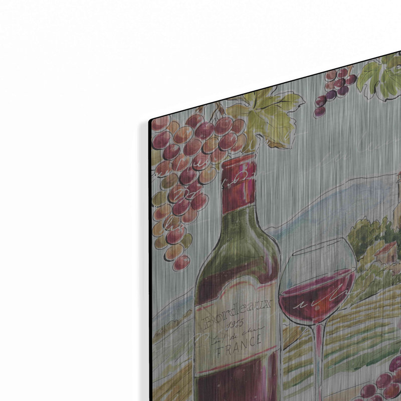 «Wine Country III» par Daphne Brissonnet, H 12 po x l 12 po