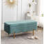 Banc de rangement rembourré en velours Miajah-251652351