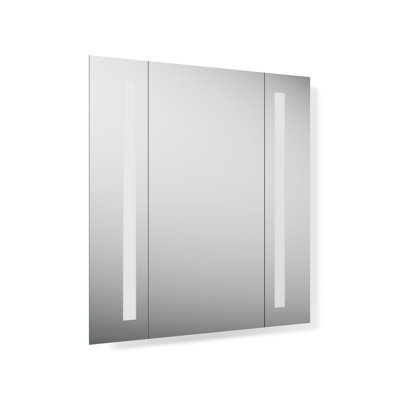 Miroir Verdera avec éclairage, miroir de salle de bain avec éclairage DEL intégré