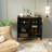 Teaire 31.6'' Modern Coffee Bar Cabinet with Wine Racks and Storage Drawer-54949486