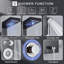 Led 48" Shower Panel Tower System With Handheld Spray Brushed  Nickel-86245693