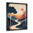 Impression noire sur toile encadrée sélectionné