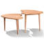 Fifties Solid Wood Nesting End Table