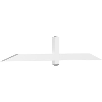 Eugene Signature Urethane Gable Bracket, Primed Tan