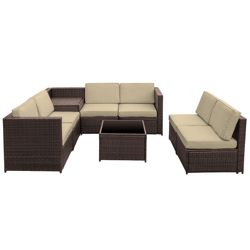 Alresford 6 - Person Seating Group, Brown