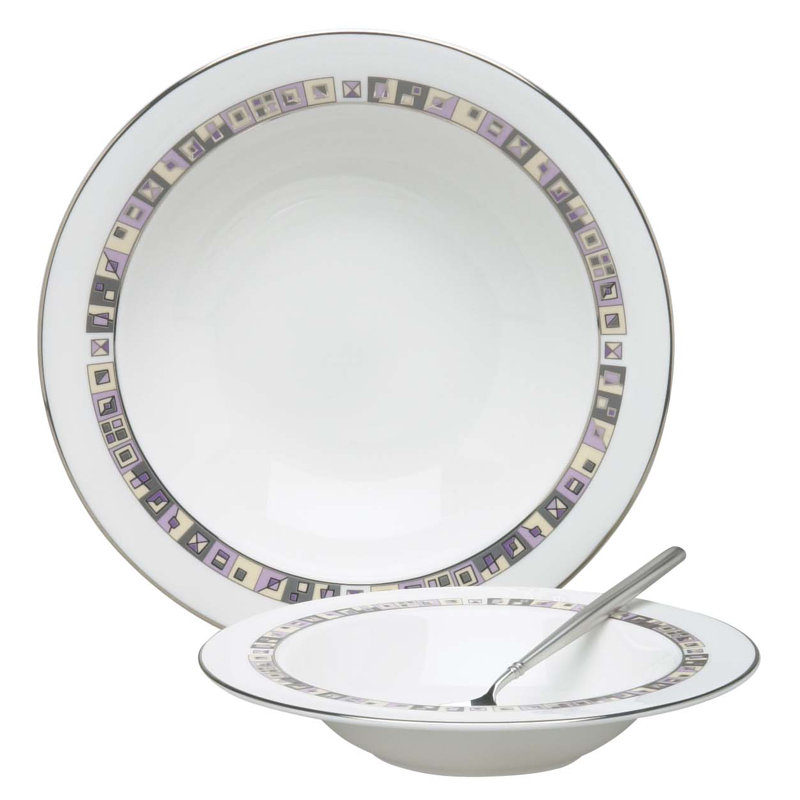 Clarity Bone China Pasta Bowl