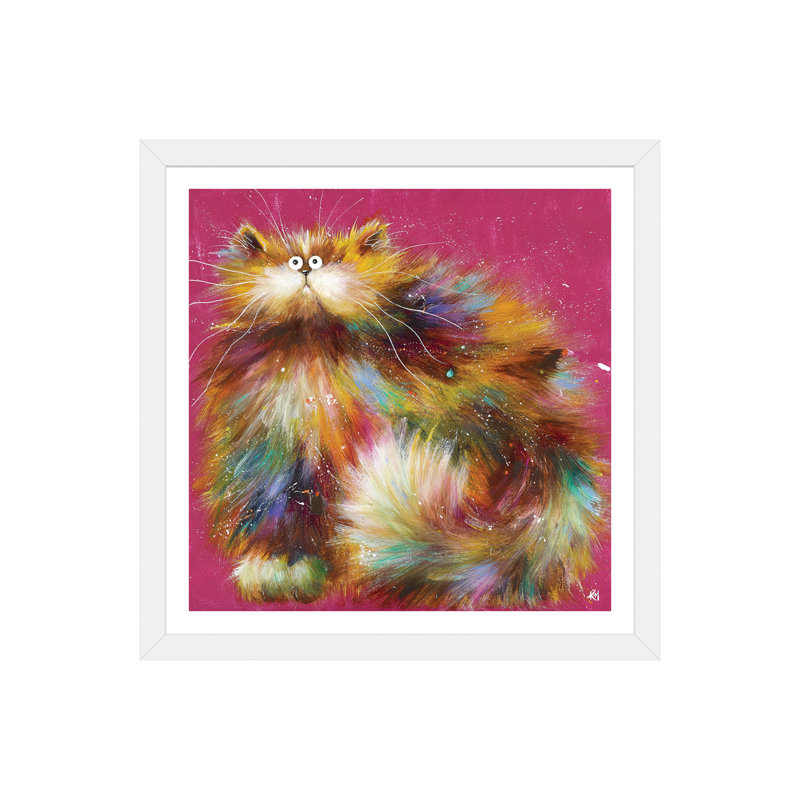 « knickerbocker » par kim haskins-impression sur image, H 16 po x l 16 po x P 1 po, Papier avec cadre blanc