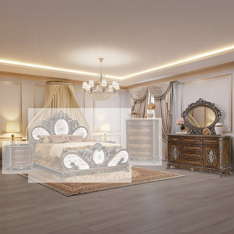 Commode combinée avec miroir Cantrell