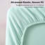 Ensemble de draps 4 pièces doux - tissu respirant 85 g et lavable à la machine - couleur unie-127354698-127354702