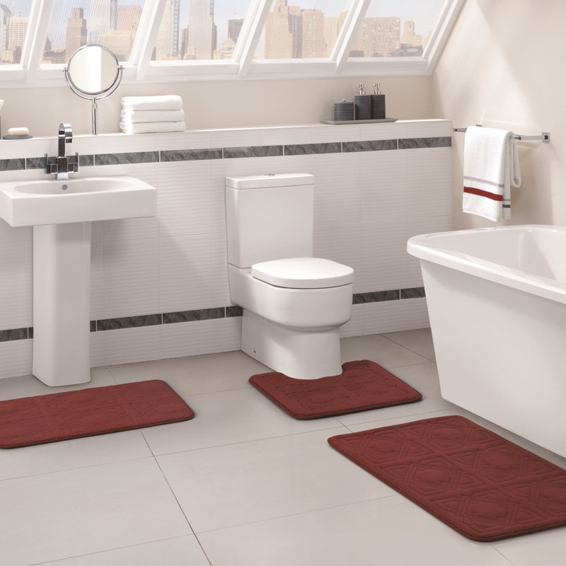 Ensemble de tapis de bain Byzantine, Bourgogne