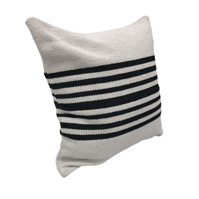Square_Ox Bay Hand Woven Stripe Cotton Pillow Cover