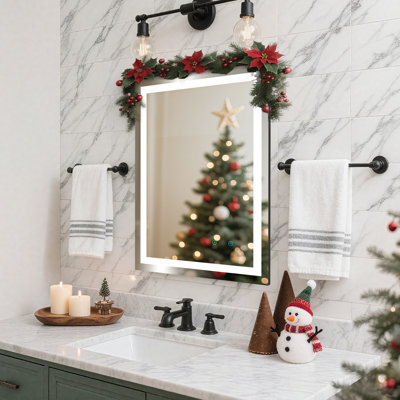 Worreno Lighted Wall Mounted Bathroom / Vanity Mirror