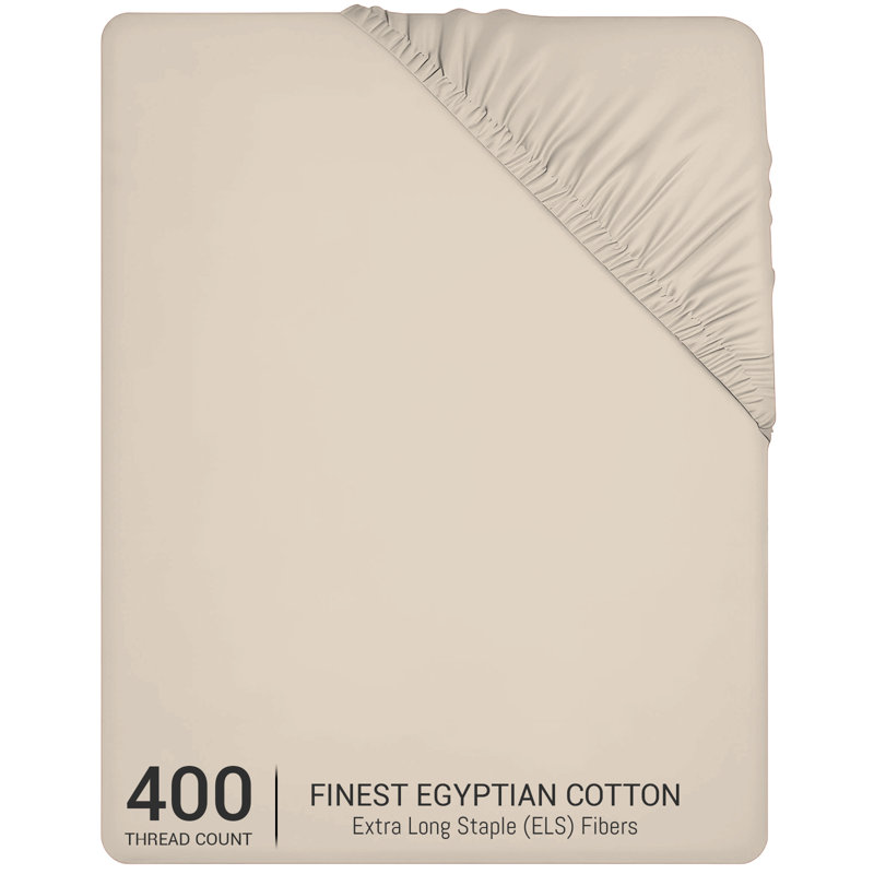 100% Cotton Flatweave Fitted Sheet, Kingsize (5')
