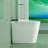 Compact Smart Toilet With Bidet Seat Built-In