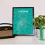 Vienna City Map - No Frame Print-1363227787