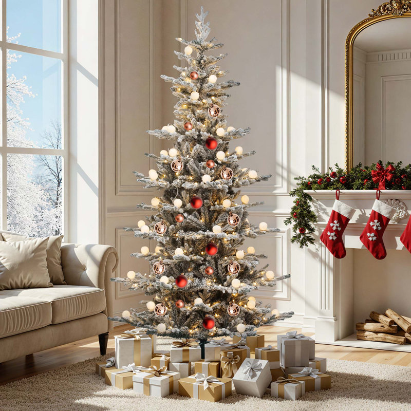 Arbre de Noël en couches 7,5 pi, H 7,5 pi
