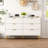 White 56" Wide 6 Drawers Dresser For Bedroom, Modern Wood Chest Of Drawers-539985515