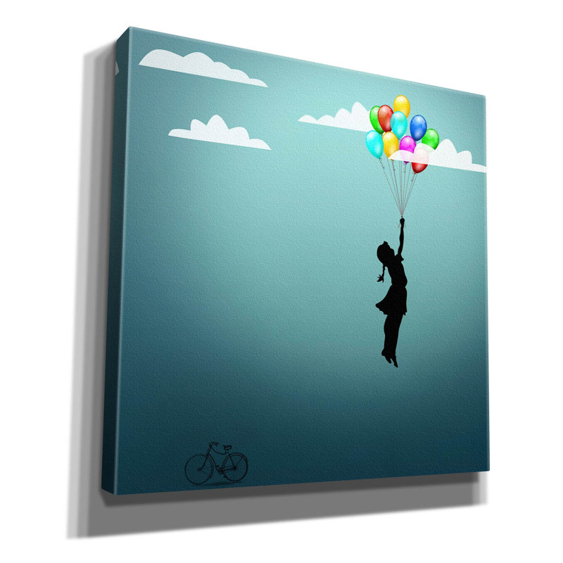 «Sky» par Mark Ashkenazi, art mural sur toile, H 12 po x l 12 po x P 0,75 po