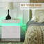 45cm W Engineered Wood Bedside Table