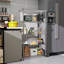 Étagère de rangement 1250 lb Étagère utilitaire 5 niveaux Étagère de rangement en fil métallique pour la maison, la cuisine et le bureau (P 13,7 po x l 23,6 po x H 62,4 po)-1500233574