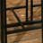 3 Piece Bar Table and Chairs, Industrial Dining Table Set for 2, Counter Height Kitchen Table with Bar stools