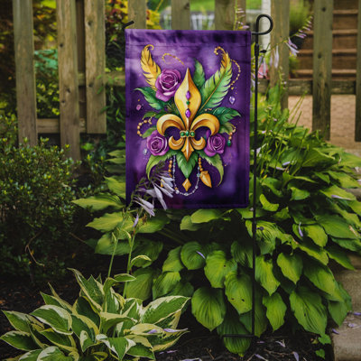 Drapeau de jardin double en polyester H 15,5 po x l 11,25 po