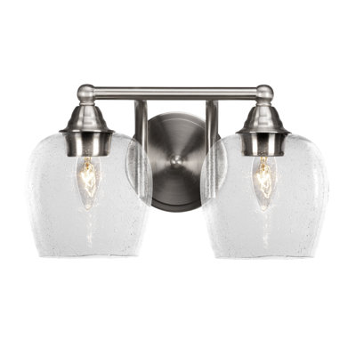 Barre d'éclairage de salle de bain 2 lumières Michell