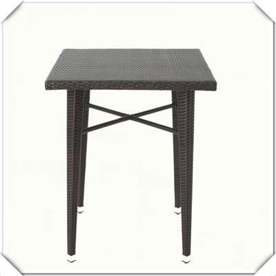 Table de bar en osier carré Pratique, durable, élégant, fonctionnel, compact, confortable, chic, polyvalent