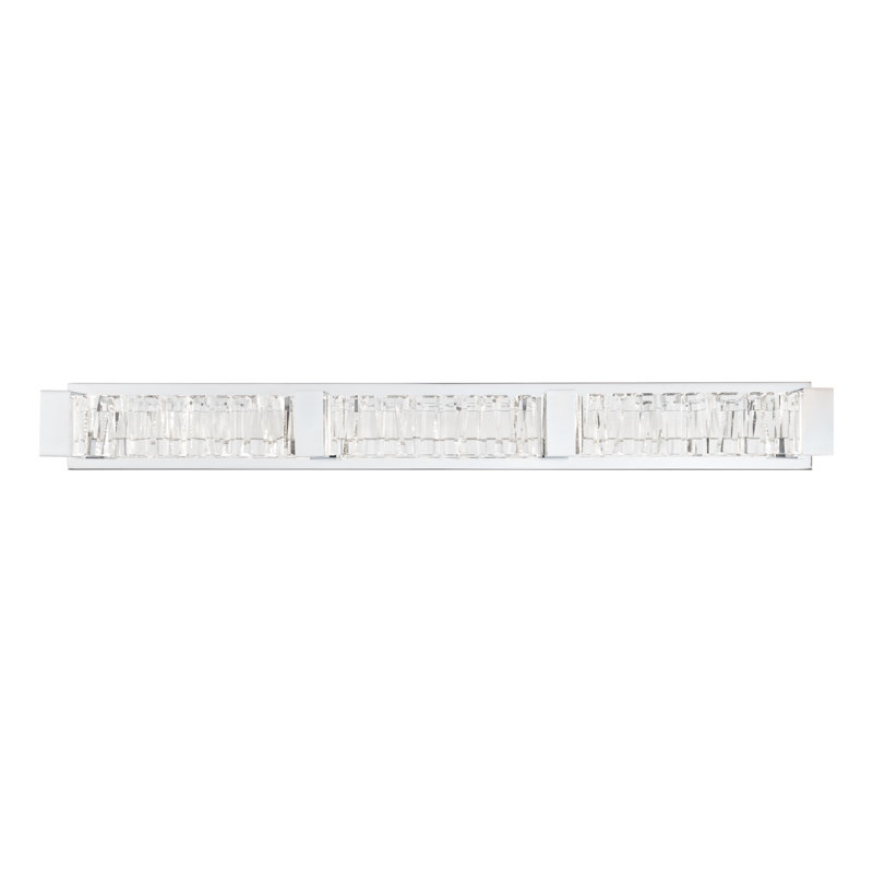 1 - Light LED Vanity Light, Polished Chrome