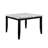 Hussein Square Counter Height Table in Black