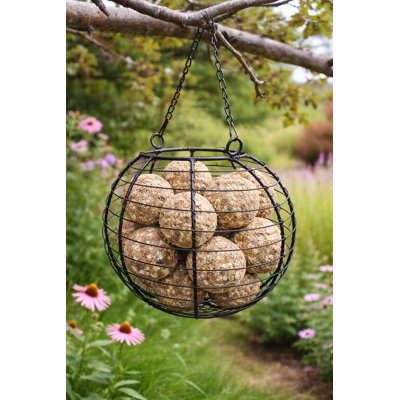 Ethan Metal Hanging Hopper Bird Feeder