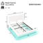 Queen White Boucle Bed With Floating Function And , Soft Material, Unique Atmosphere, - Collision Feature, Effortless Cleaning Multi Tone Lighting Skin Upholstery, Futuristic Style, Protection,-129961548