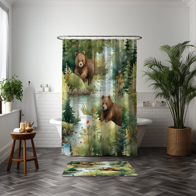 Tapis de douche et tapis de bain Woodland Bears