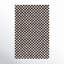 Tapis en cuir noir / ivoire Mahsa Studio-1291479123