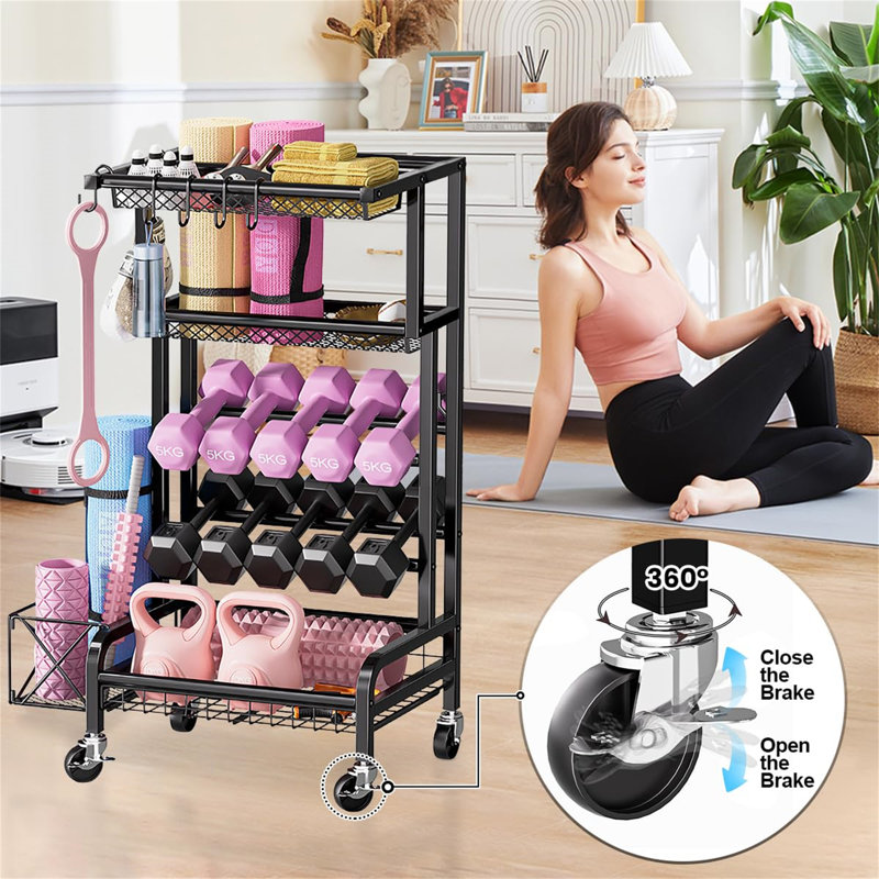 Metal Freestanding Multi-Use Sports Rack