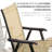 4 Patio Folding Chair - Stackable Outdoor Sling Chairs For Lawn, Dining, Camping. , Portable, Metal Frame, No Assembly, Brown Of 4 Dining With . Lightweight, Portable Picnic, Camping, Assembly