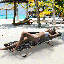 Chaise de plage Linntown-1954748611