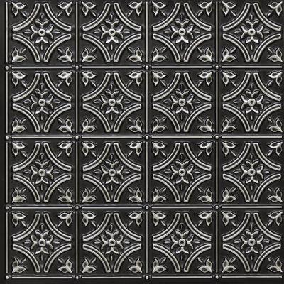 Gothic Reims 2 Ft. X 2 Ft. Drop-In Or Glue-Up PVC Ceiling Tile
