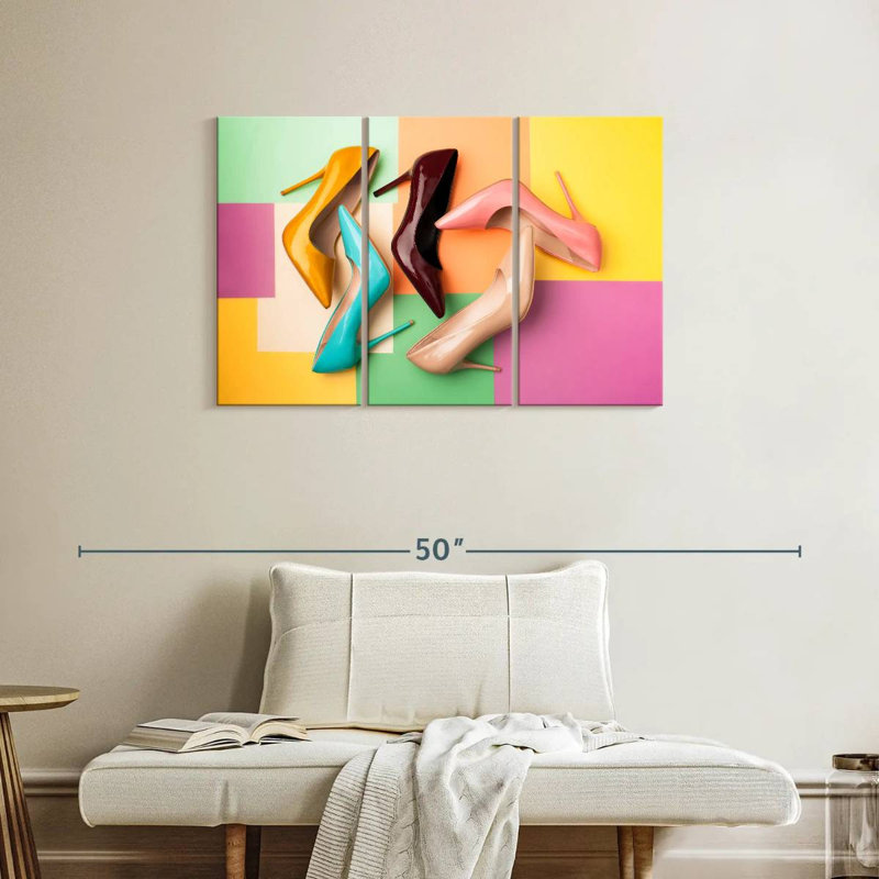 Shuttleworth Chic High Heels, 24" H x 38" W