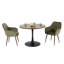 Round Metal Base Dining Table