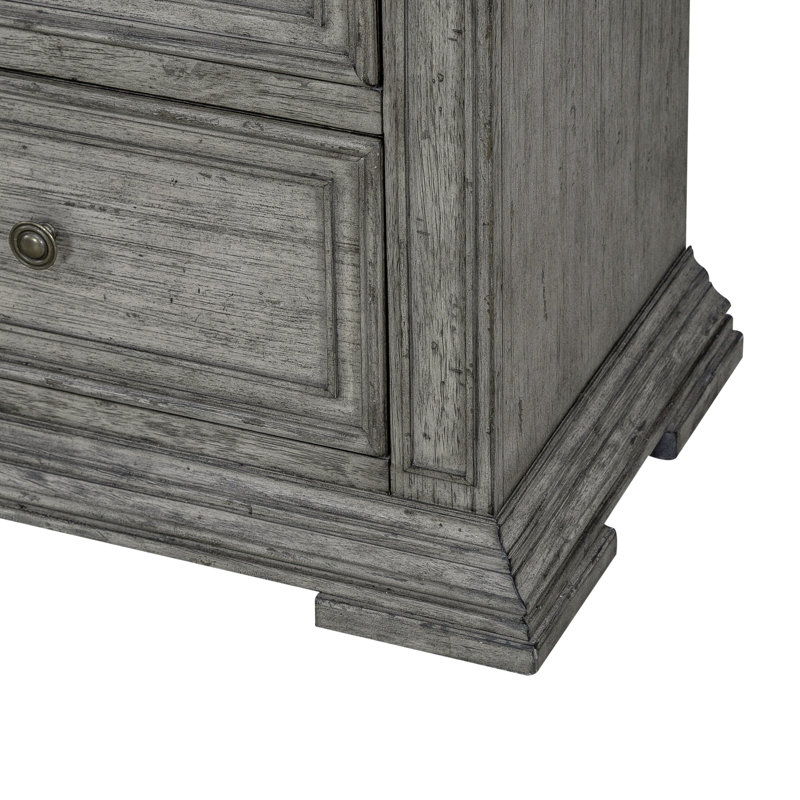 Ensemble de table de chevet Temple Cloud, Gris
