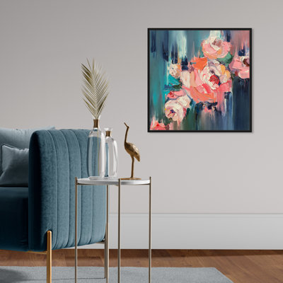 Abstrait «Show Me Love Textures» - peinture sur toile