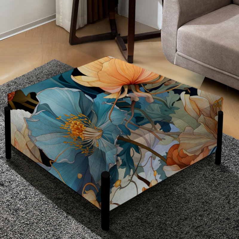 Motif de pivoines Art Nouveau