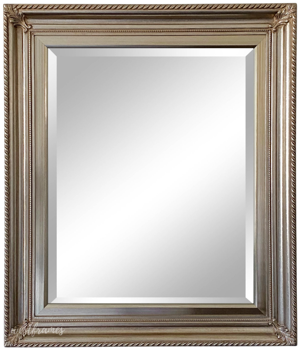 West Frames Gatsby Wood Baroque Framed Wall Mirror | Wayfair