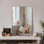 Miroir de salle de bain rectangulaire encadré en métal doré 24 po x 32 po (W2203P183130)-1624377302-1633753603-1633753614