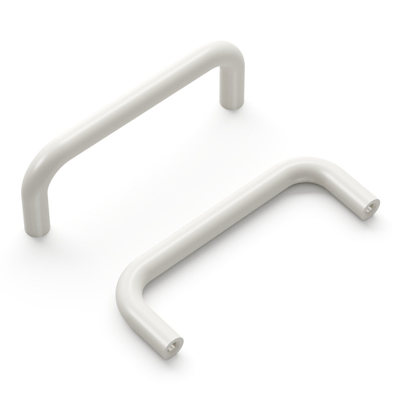 Poignée en métal 4 po, Blanc, 4"