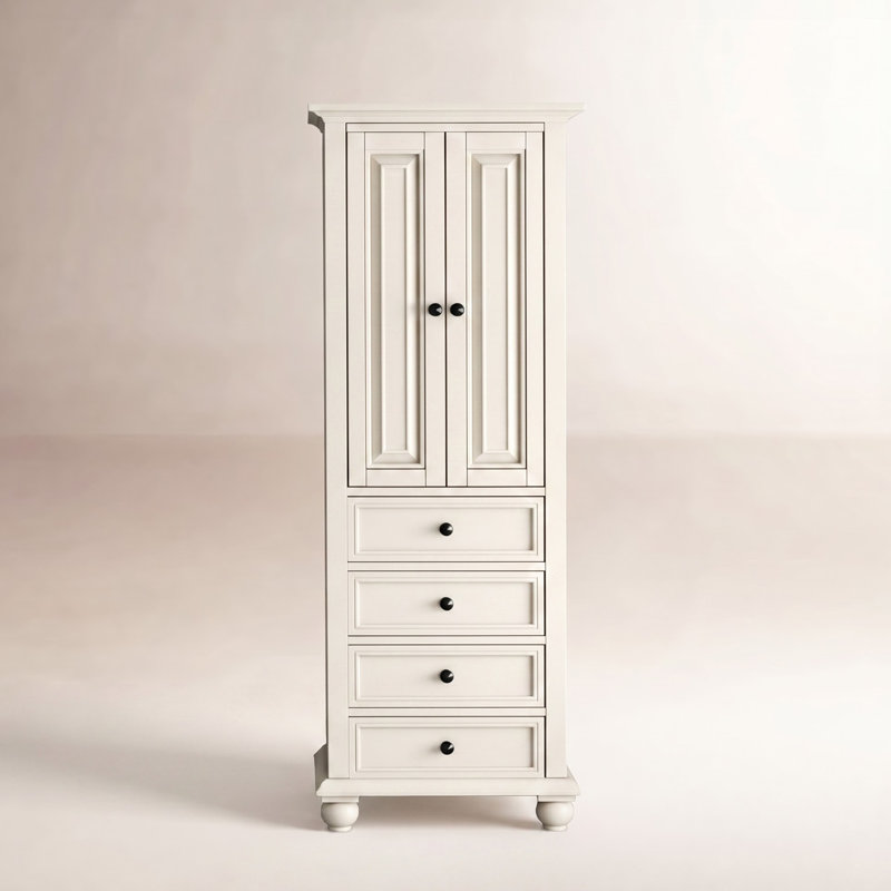 Sandborn Linen Cabinet, French White