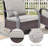 Bobra Outdoor Wicker Swivel Rocking Patio Lounge Chair with Cushions set of 2-1716836425